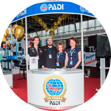 PADI at the Moscow Dive Show 2016