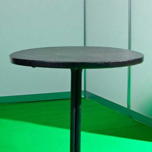 Стол с круглой столешницей Ø =0,85 м черный / Table with a round table-top Ø =0,85 м black