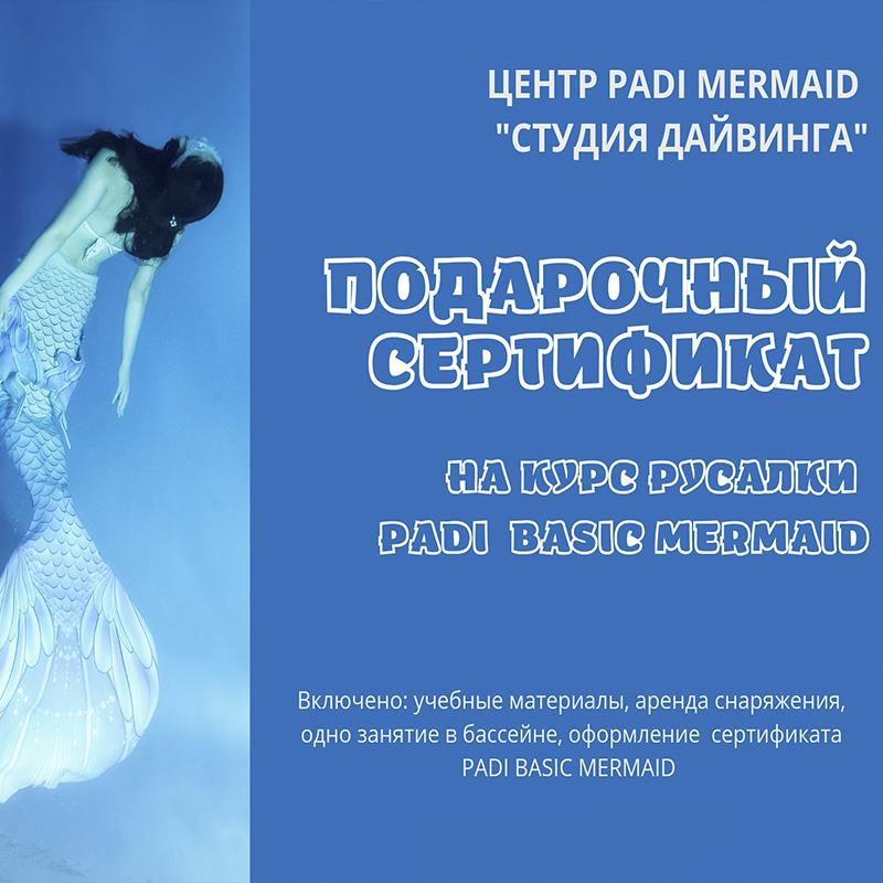 Курс обучения русалок Basic Mermaid PADI