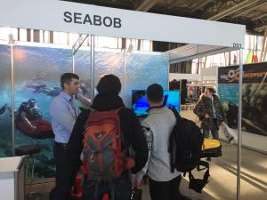 На выставке Moscow Dive Show 2017 компания CAYAGO AG представила последние модели самого быстрого водного боба в мире SEABOB F5 и F5 S